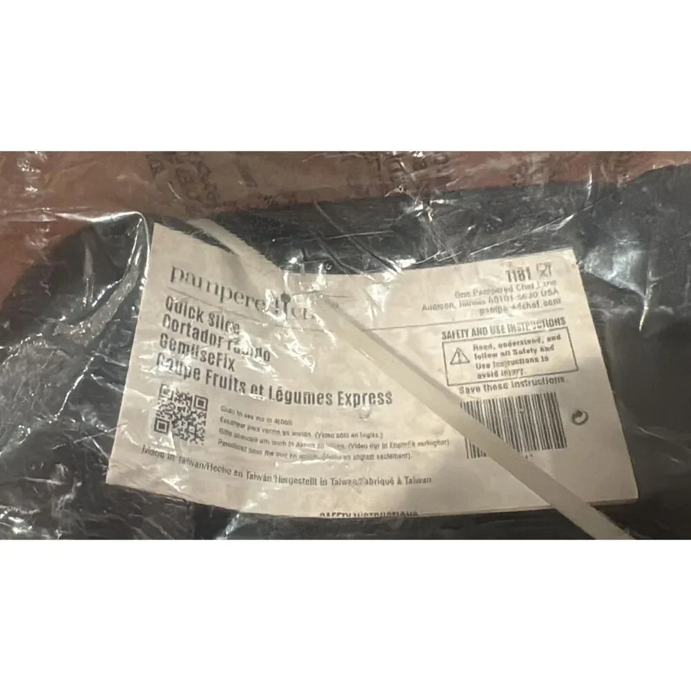 New PAMPERED CHEF Quick Slice #1181 Fruit Veggie Slicer Kitchen Tool